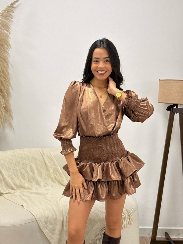 VESTIDO ENGOMADO VIANCA 