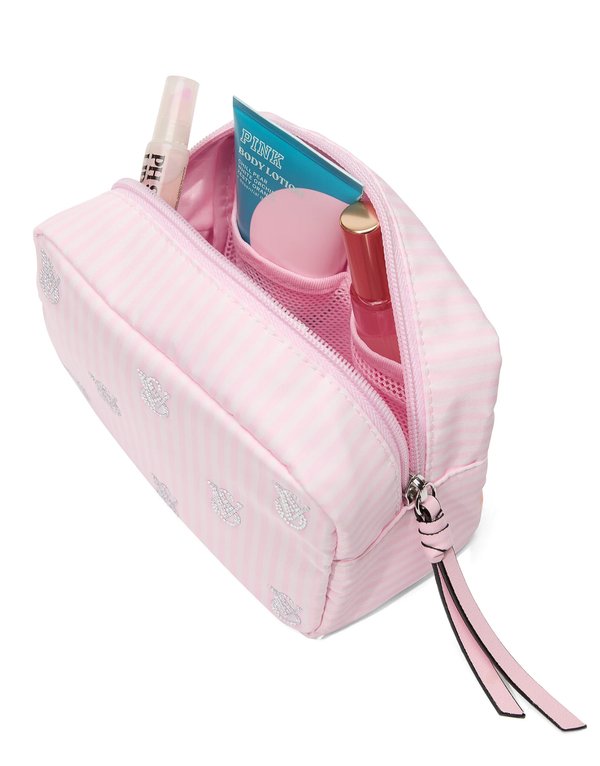 Neceser con logo brillante Victoria Secrets