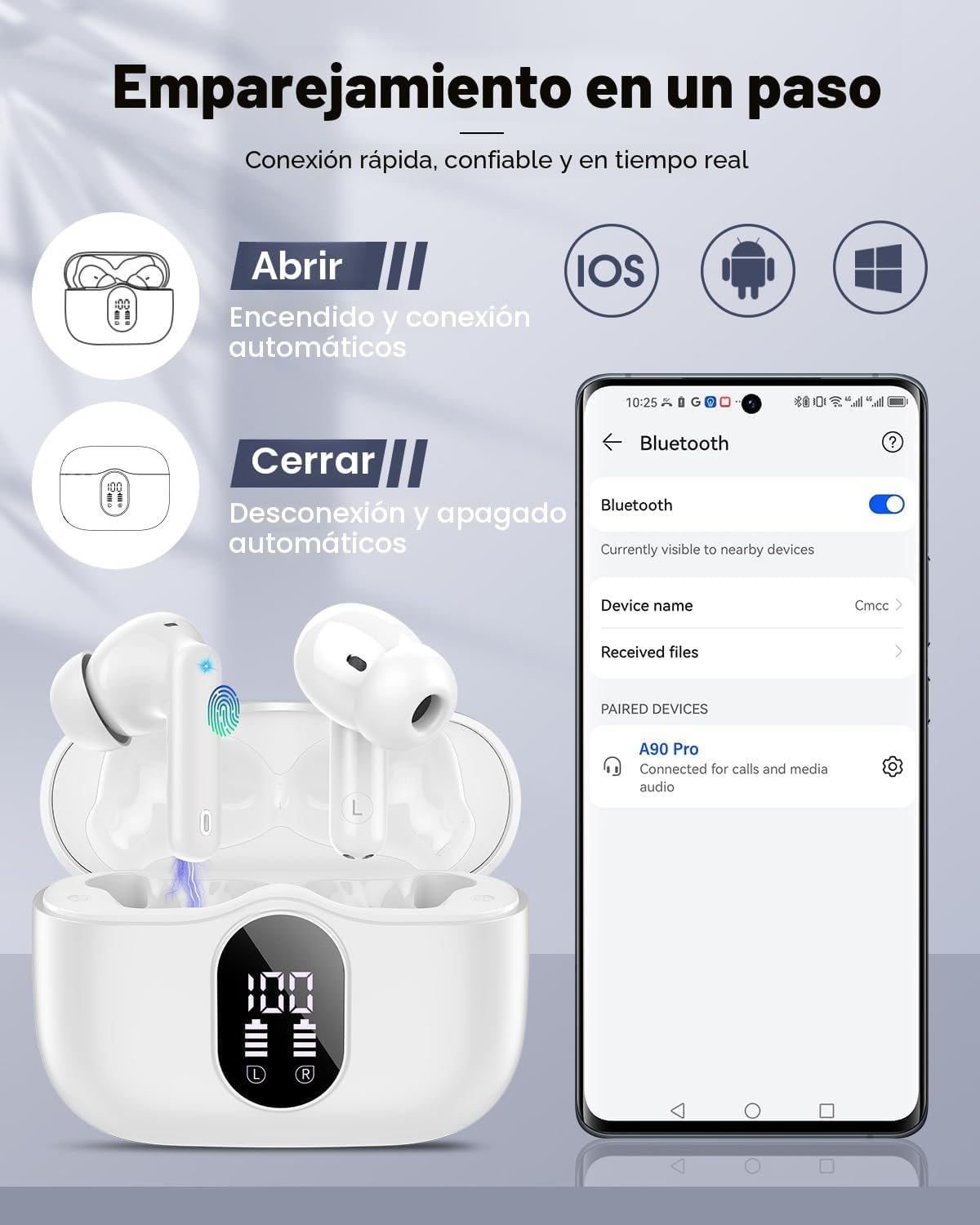 NUEVO INGRESO: Auriculares inalámbricos, Bluetooth 5.4.  - 2