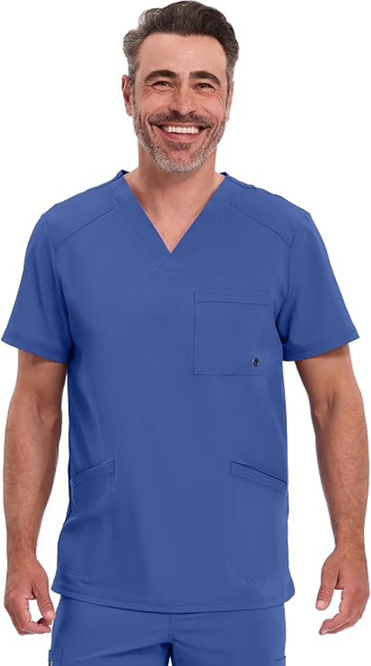 Cherokee Infinity - Camiseta médica con cuello en V para hombre