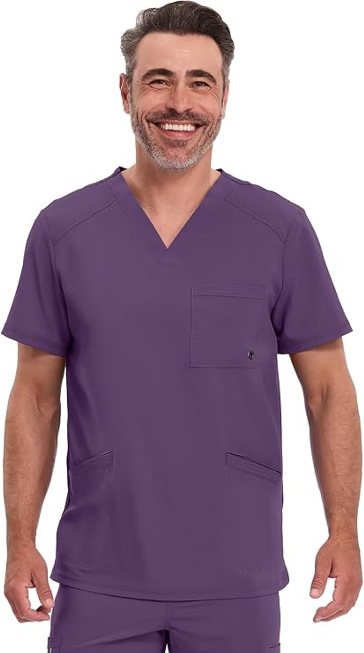 Cherokee Infinity - Camiseta médica con cuello en V para hombre