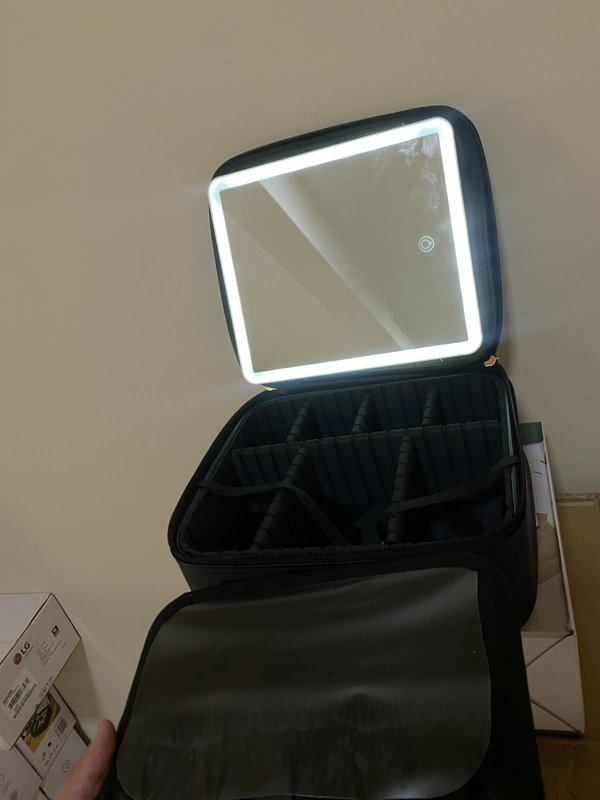 Neceser con espejo led