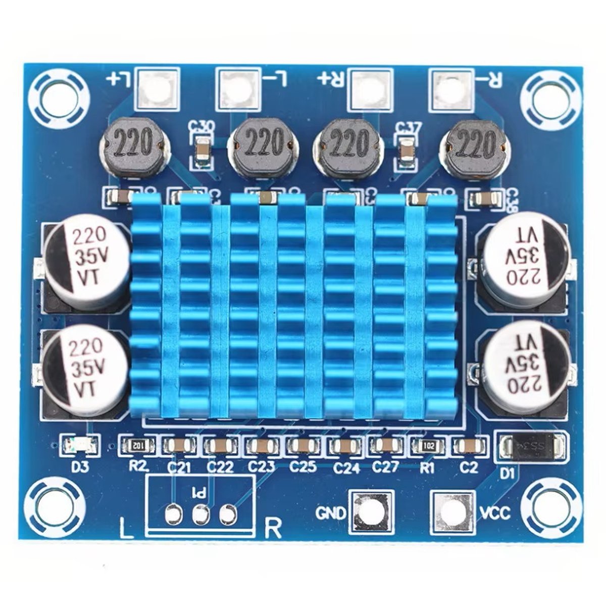 Amplificador TPA3110 XH-A232 30W + 30W 2,0 canales módulo potencia de Audio estéreo Digital DC 8-26V 3A C6-001 altavoz - 2