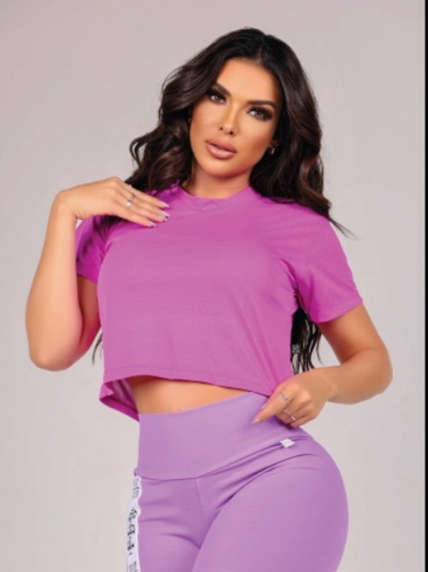 Cropped Dry con mangas