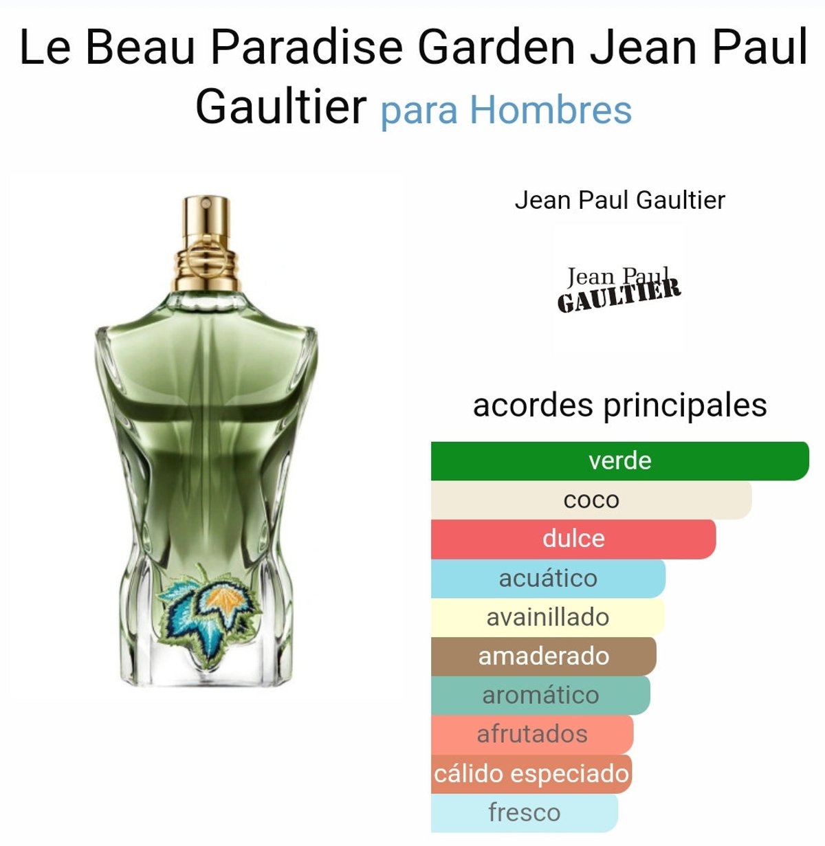 Jean Paul Gaultier Le Bau Le garden