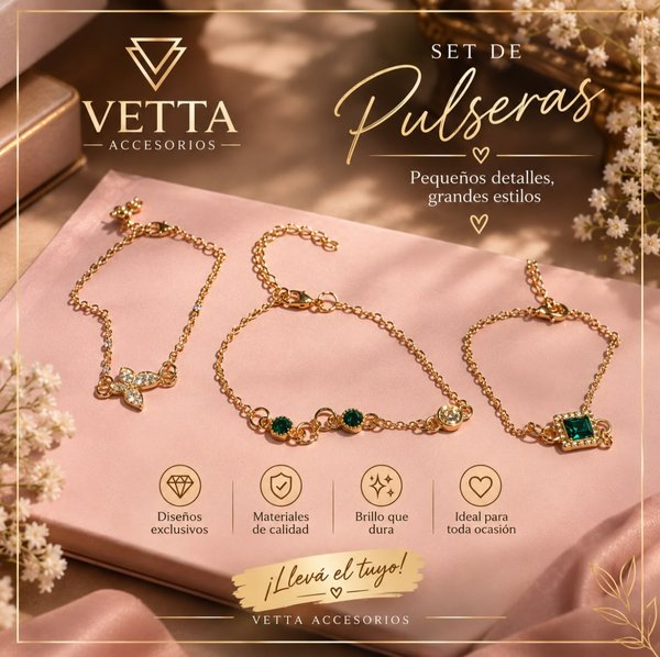 Set de pulseras