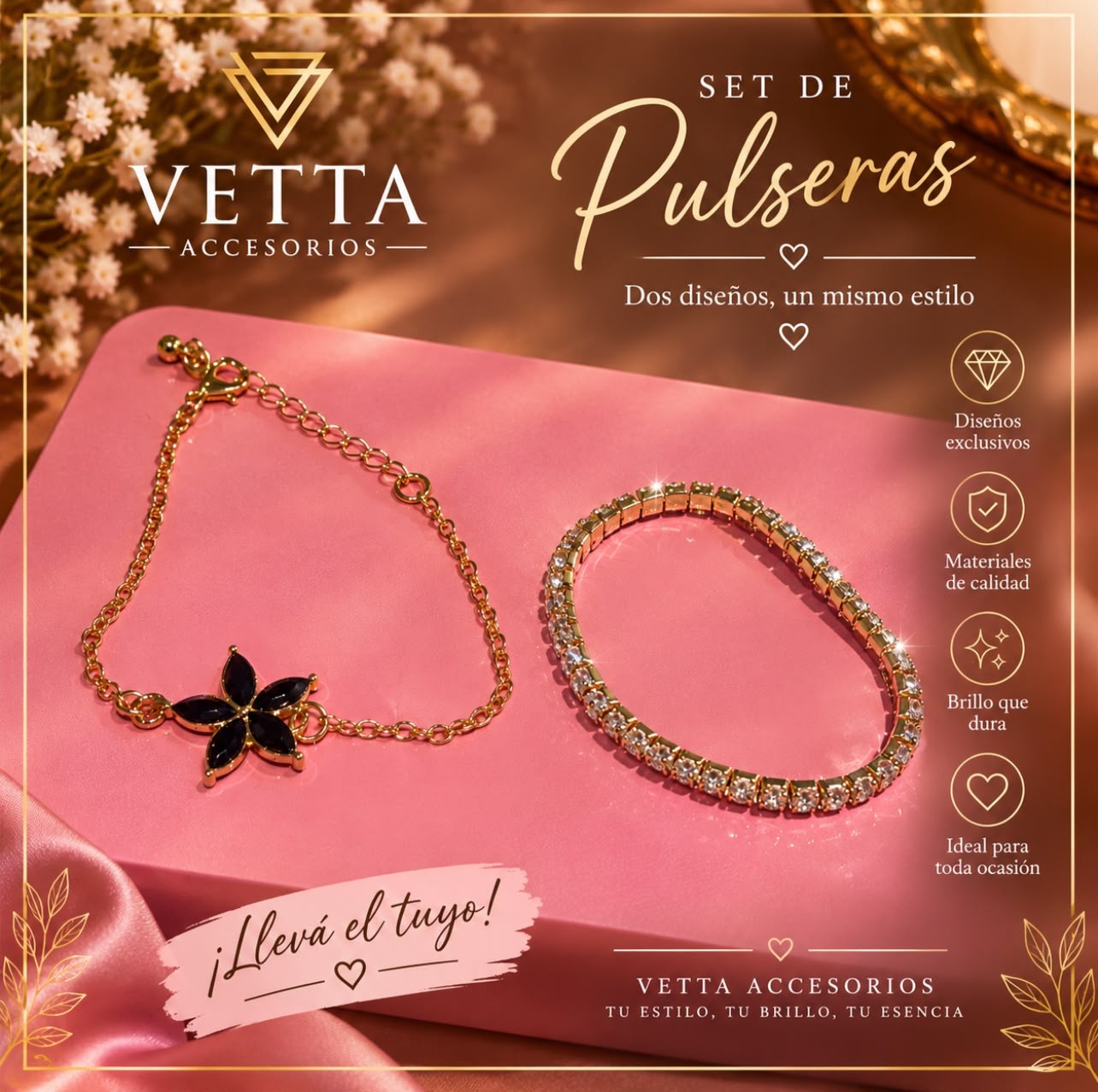 Set de pulseras VETTA Accesorios - 4
