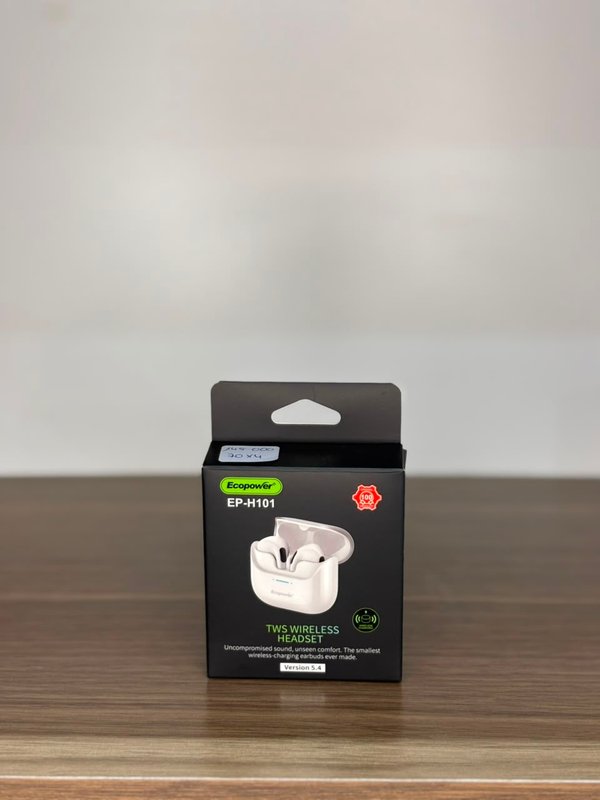 AURICULAR ECOPOWER INALAMBRICO BLUETOOTH 5.4 EP_H101