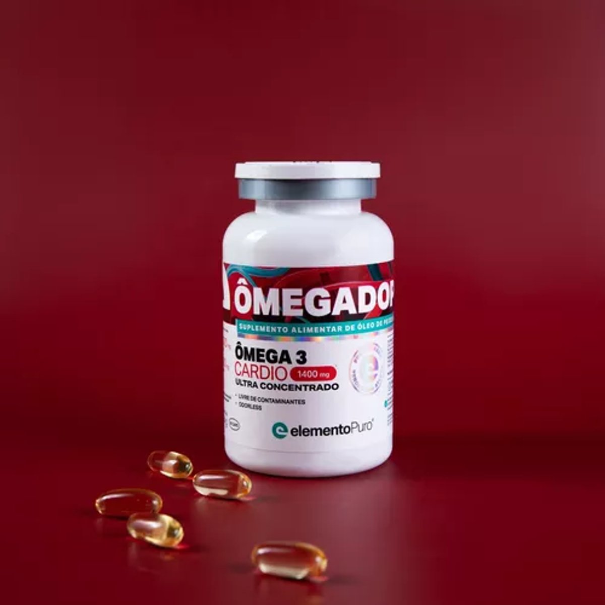 Omega 3 cardio 60 cápsulas libre de contaminantes y olores  
