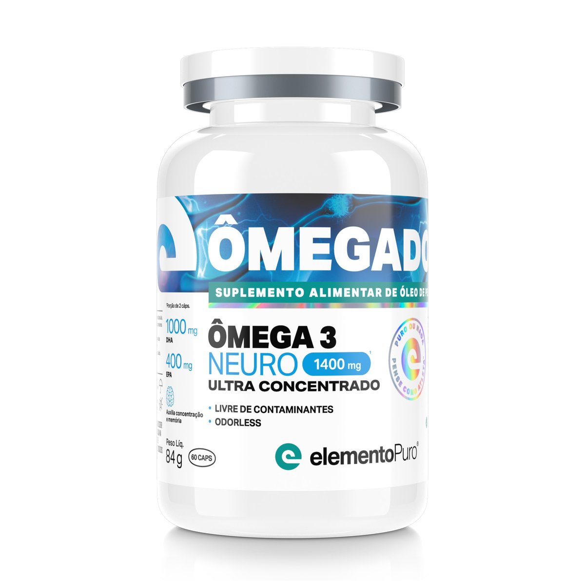Omega 3 Neuro 1400 mg 60 capsulas 