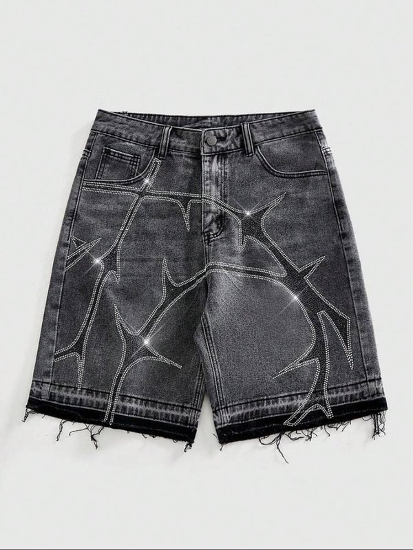 Denim Shorts "Metal Spark"