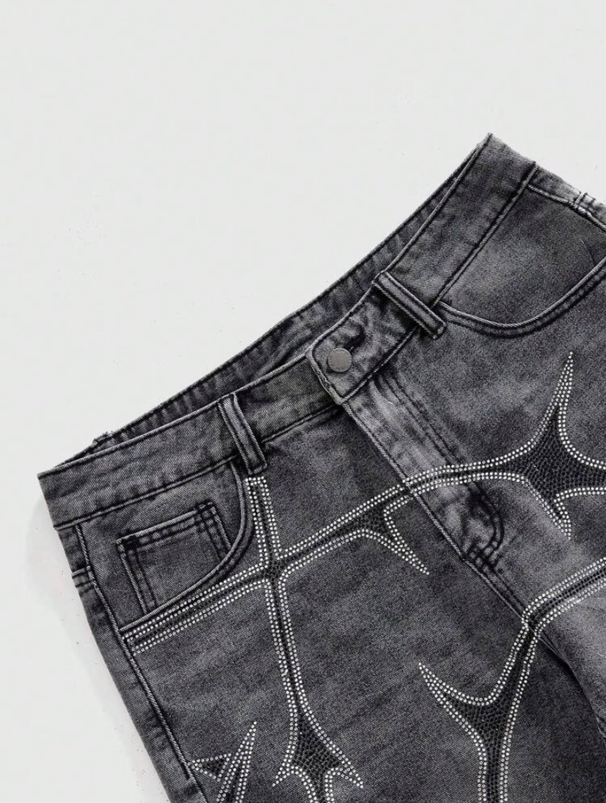 Denim Shorts "Metal Spark" - 3