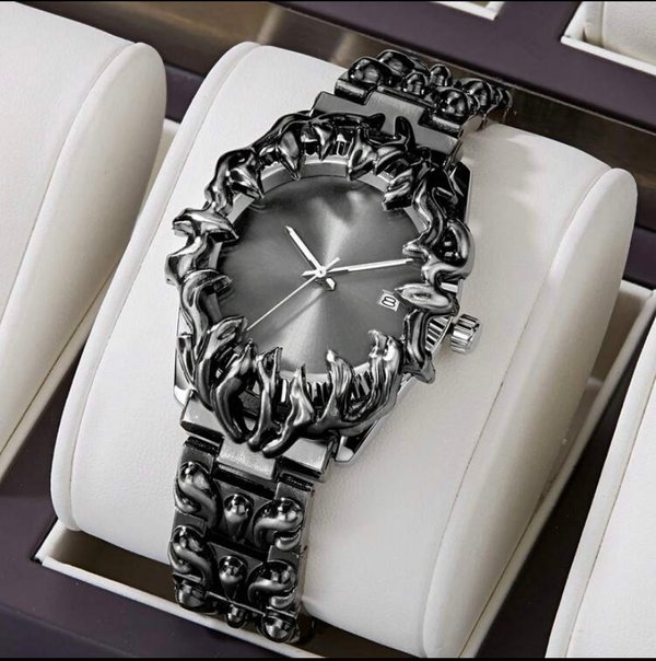 Cyber-Skeleton Digital Watch
