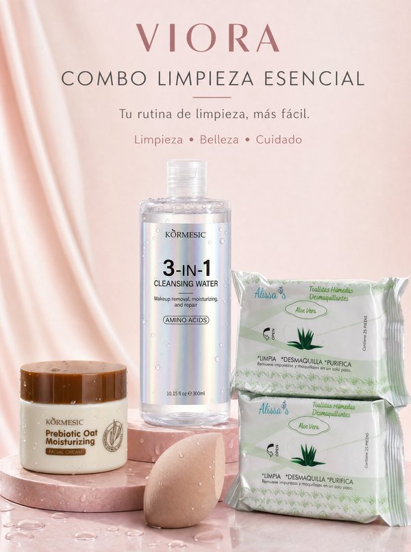 Combo de limpieza facial