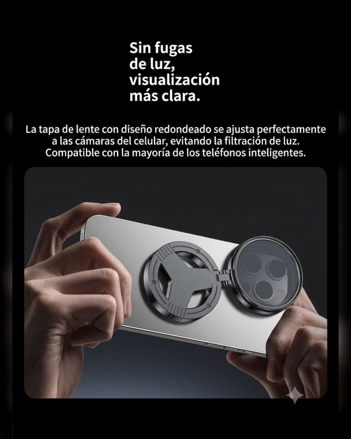 Filtro Polarizador CPL Magnético 52 mm para Celular - 2