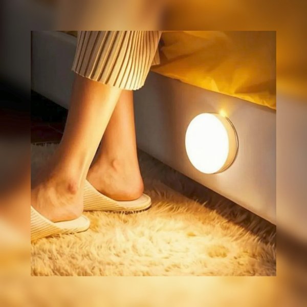 Luz LED Recargable con Sensor de Movimiento (cálida/fría) para Armarios, Cocina y Escaleras