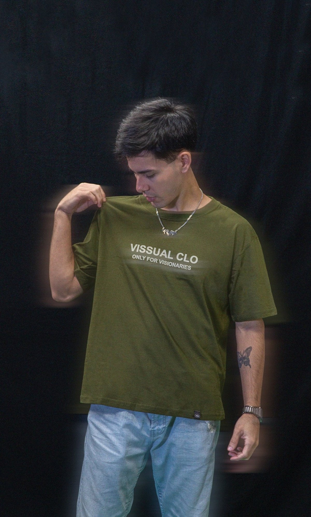 Vissual Butterfly 1017 - Oversize Tee