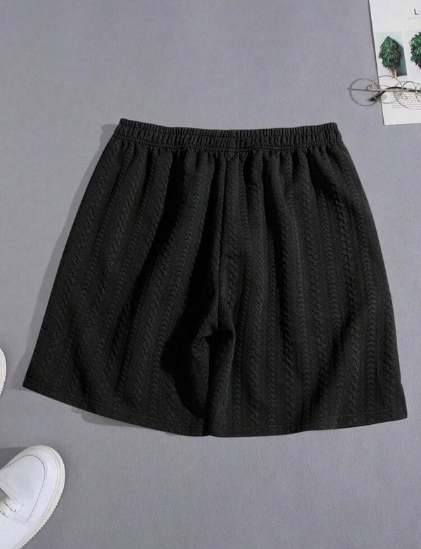 Short con Textura color negro