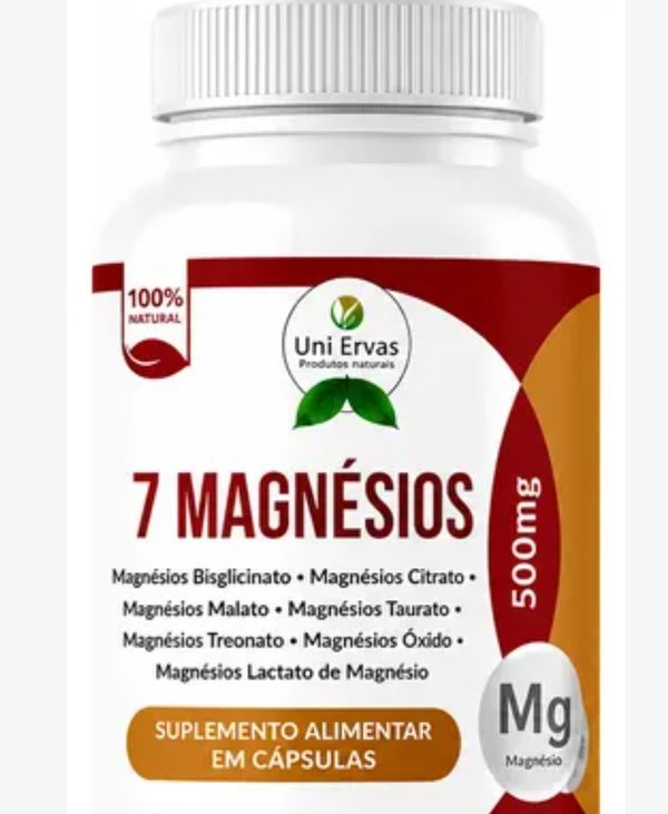 Suplemento de 7 magnesios Uni Ervas