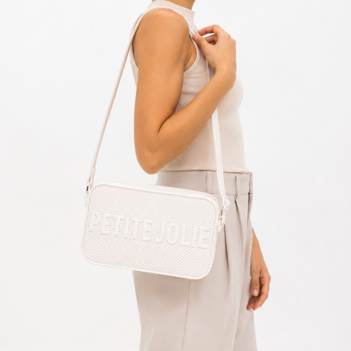 Bolso de Hombro Smash Bag – Petite Jolie White - 2