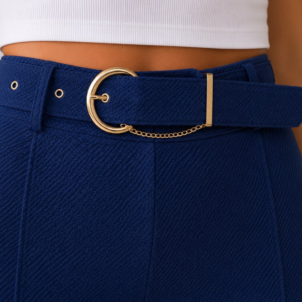 Pantalón Montar Ajustado Azul – Marca Nacional (PIEZA DE LA LIVE) - 3