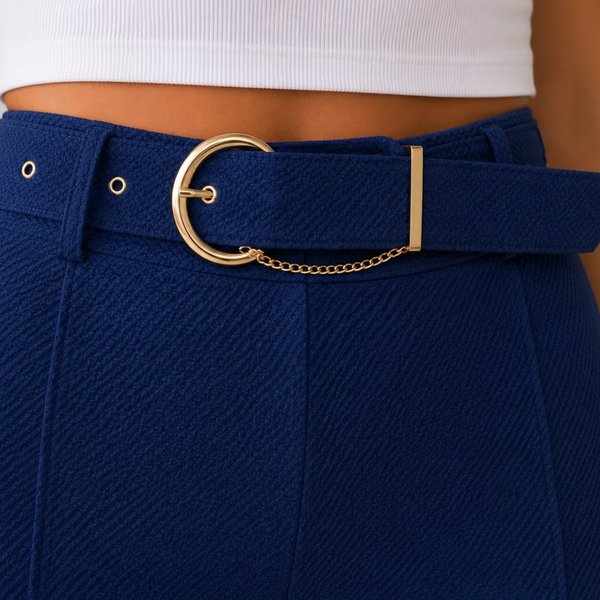 Pantalón Montar Ajustado Azul – Marca Nacional (PIEZA DE LA LIVE)