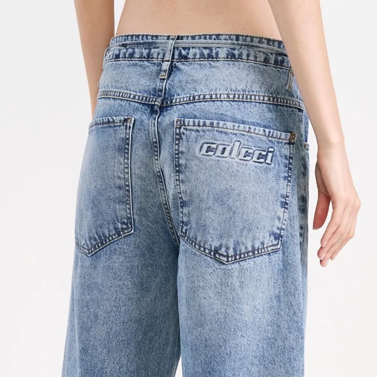 Jeans Bruna Low con Cinturón – Colcci - 3