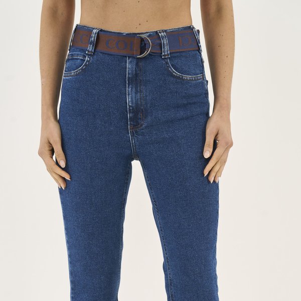 Jeans Bruna Skinny con Cinturón – Colcci