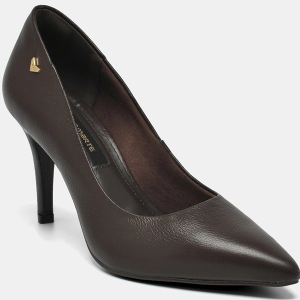 Scarpin de Cuero Marrón – Via Marte
