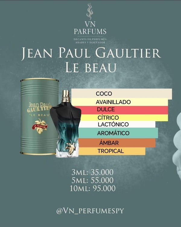 jean paul gaultier le beau le parfum