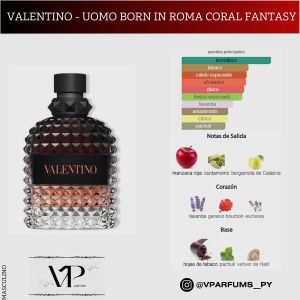 Valentino - Uomo Born in Roma Coral Fantasy