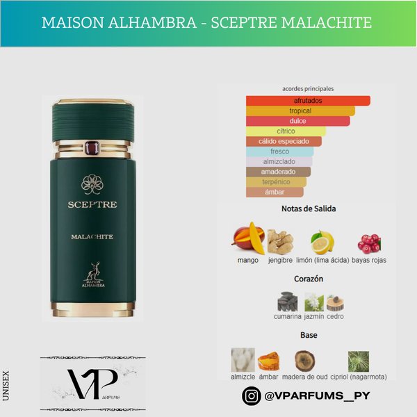 Maison Alhambra - Sceptre Malachite