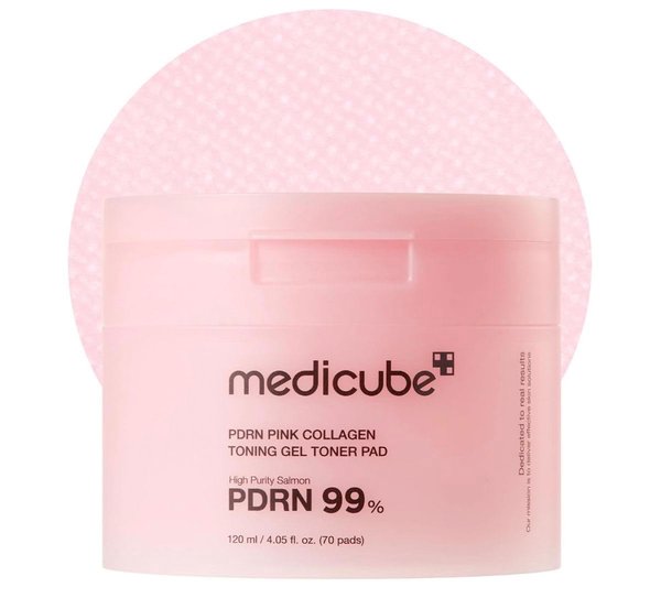 Medicube PDRN Pink Collagen Toning Gel Toner Pad