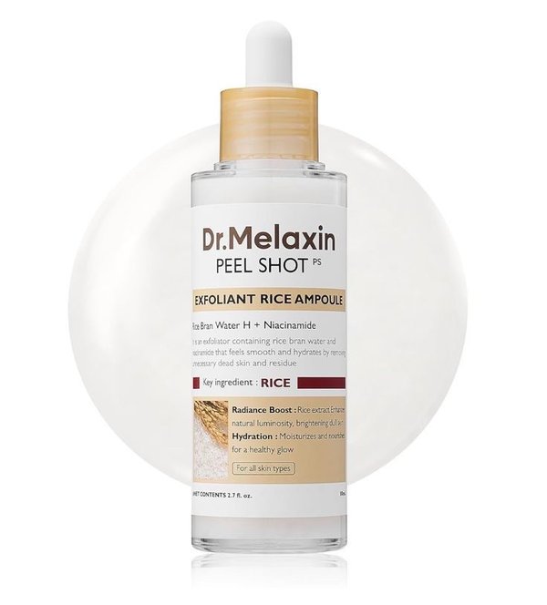 Ampolla exfoliante Dr. Melaxin Peel Shot Rice