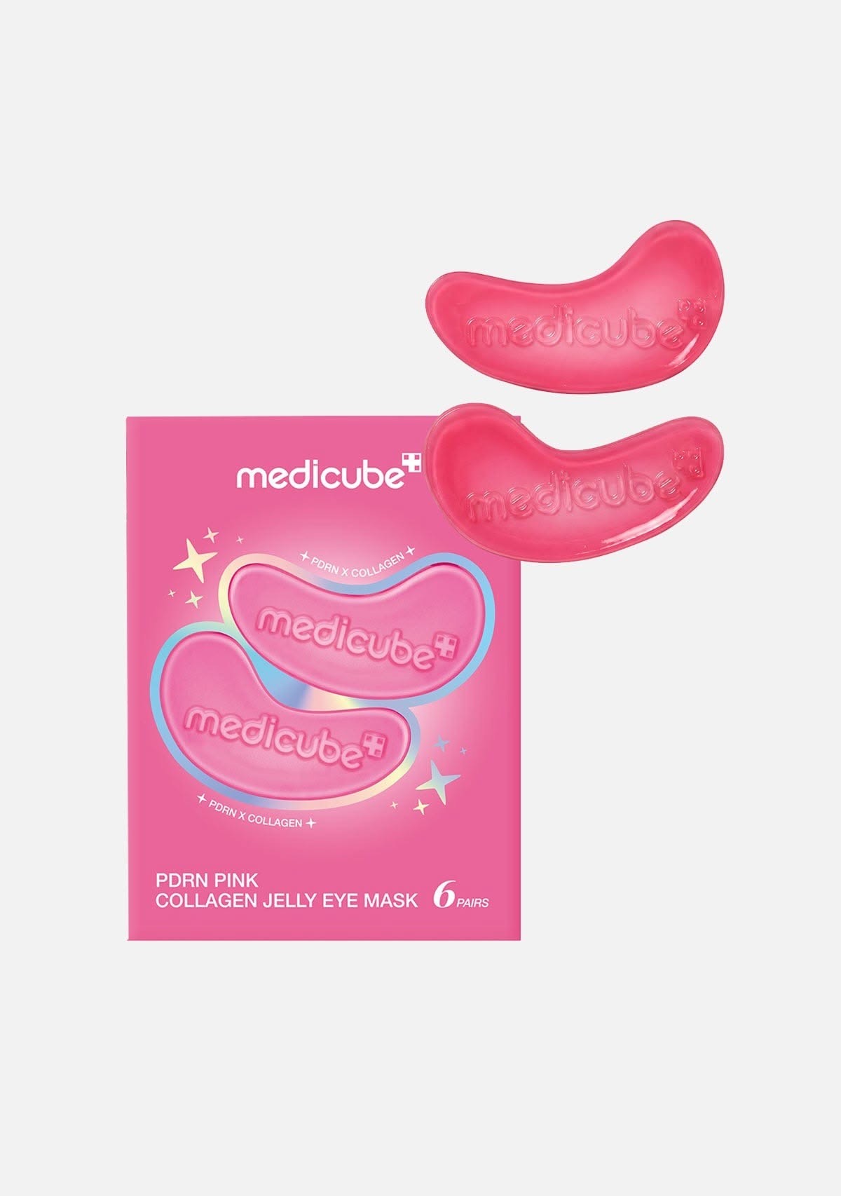 Parches para el contorno de ojos Medicube PDRN Pink Collagen Jelly Eye Mask