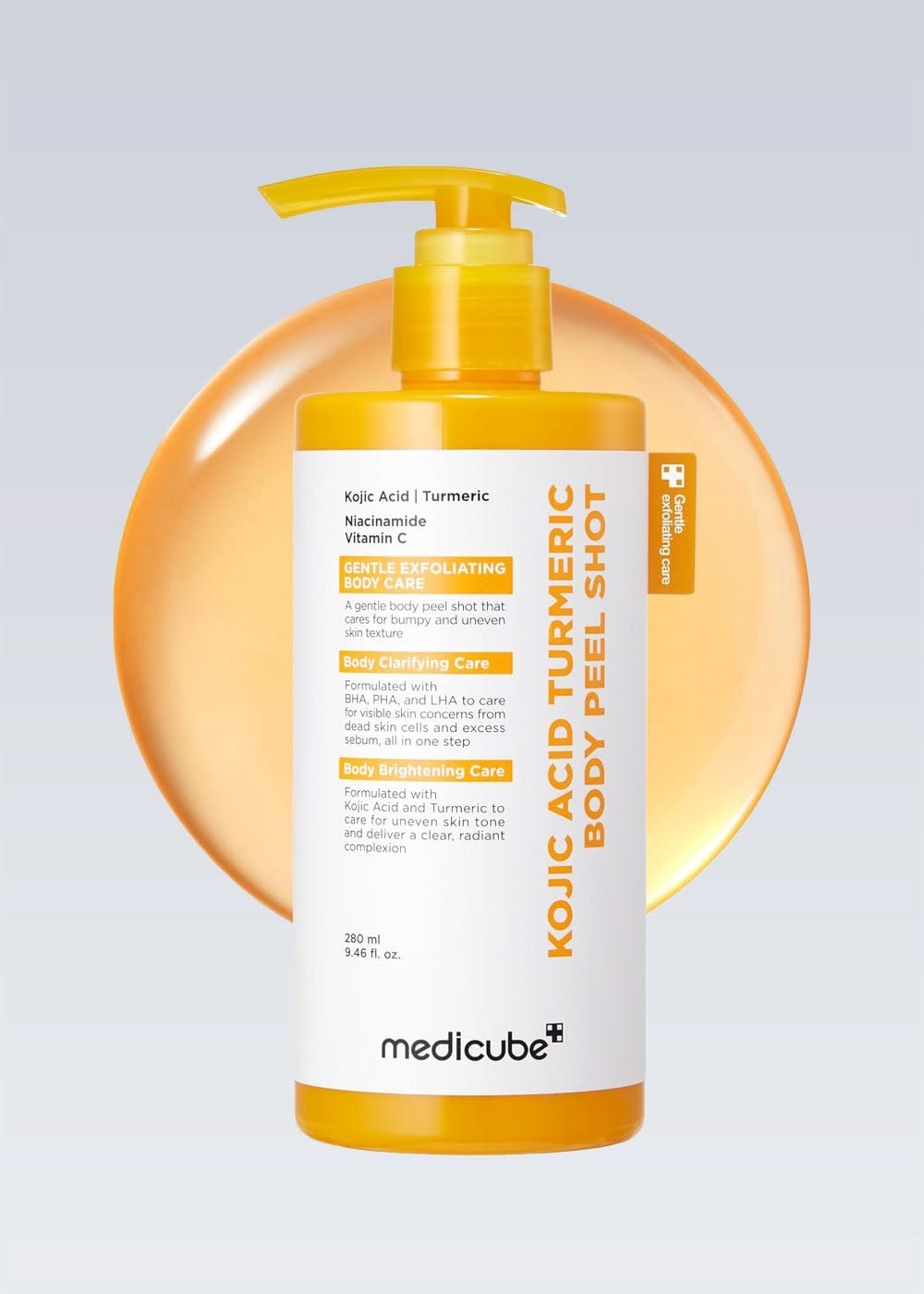 Exfoliante corporal Medicube Kojic Acid Turmeric Body Peel Shot