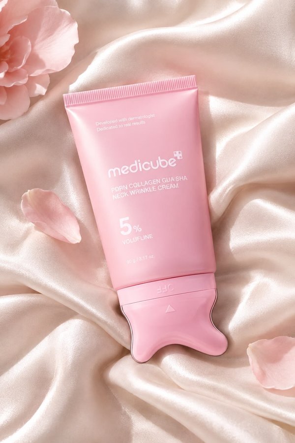 Crema Medicube PDRN Collagen Gua Sha para cuello
