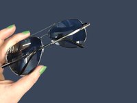 Solar aviador metal