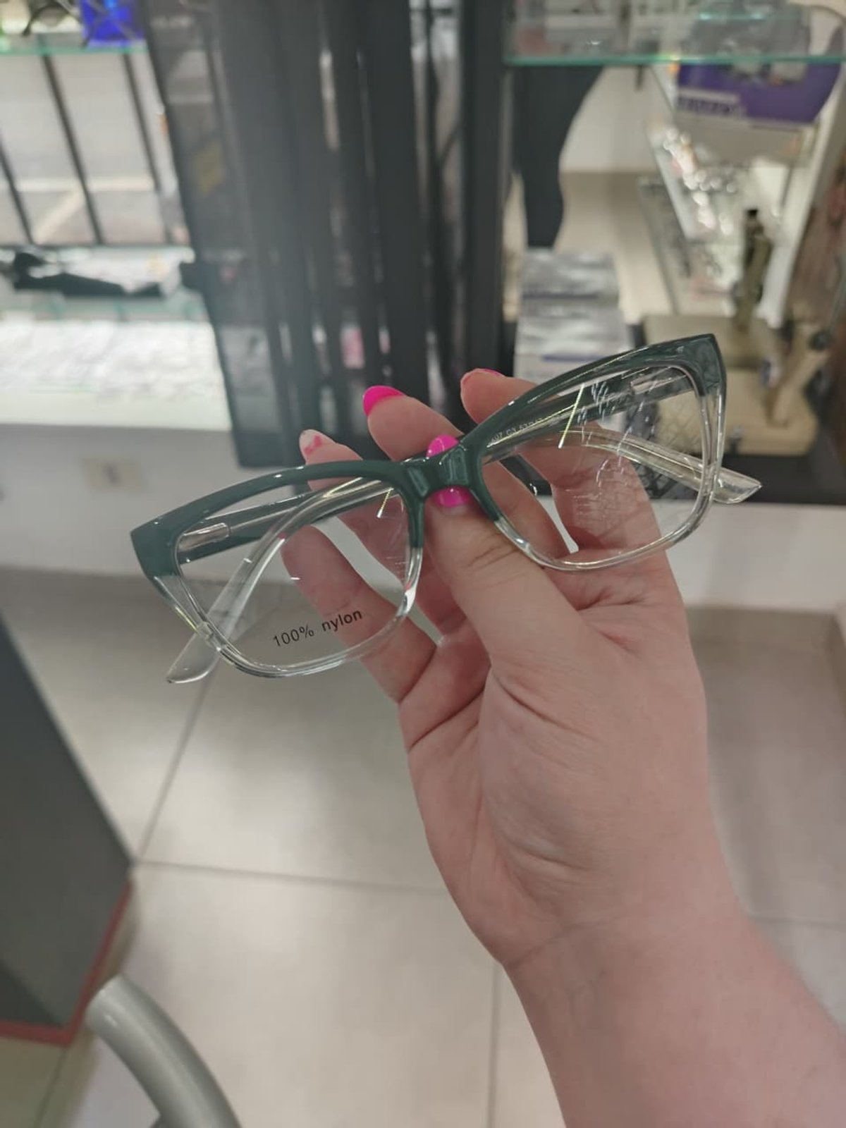 Acetato verde con transparente 