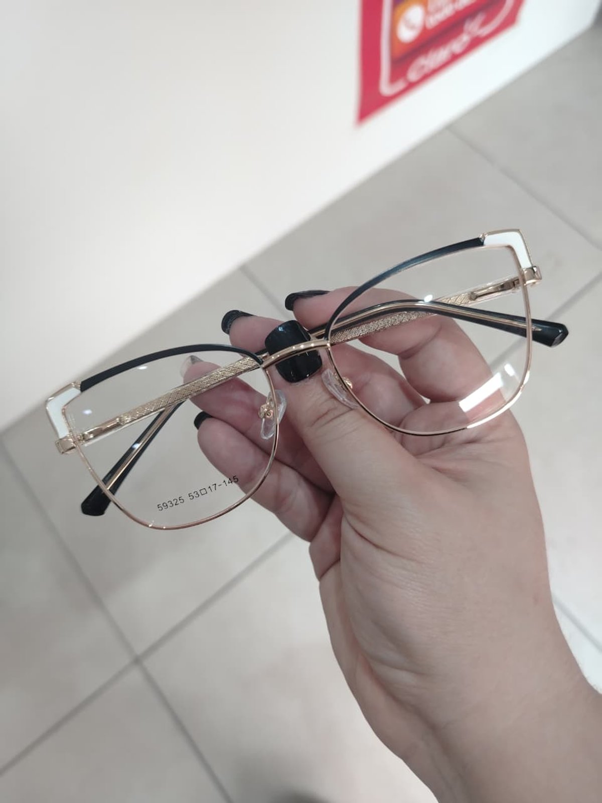 Armazón de metal dama