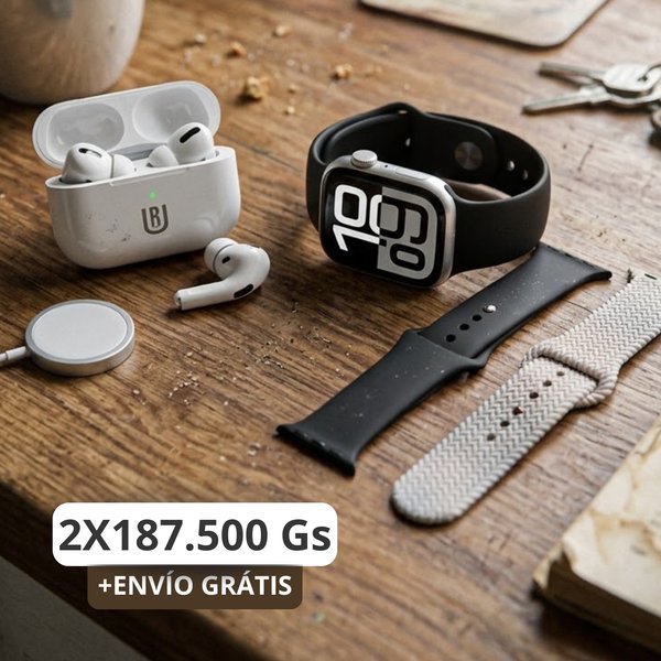 Combo Smartwatch y Auriculares 2X1