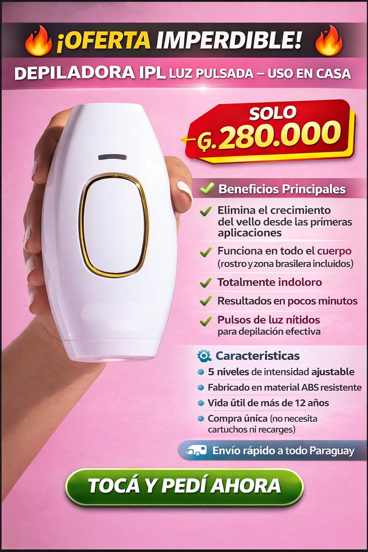 Depilador IPL
