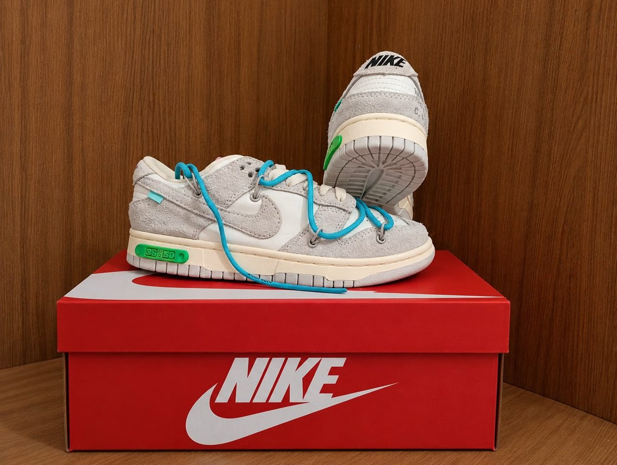 Zapatillas Urbanas Originales - Nike Dunk Low Off- White " Lot 36 De 50"  - 2
