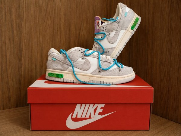 Zapatillas Urbanas Originales - Nike Dunk Low Off- White " Lot 36 De 50"