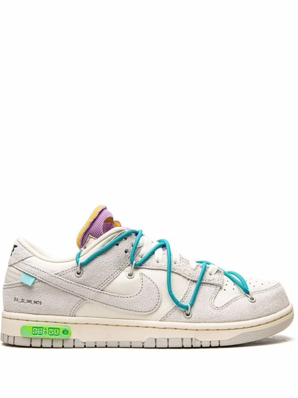 Zapatillas Urbanas Originales - Nike Dunk Low Off- White " Lot 36 De 50" 