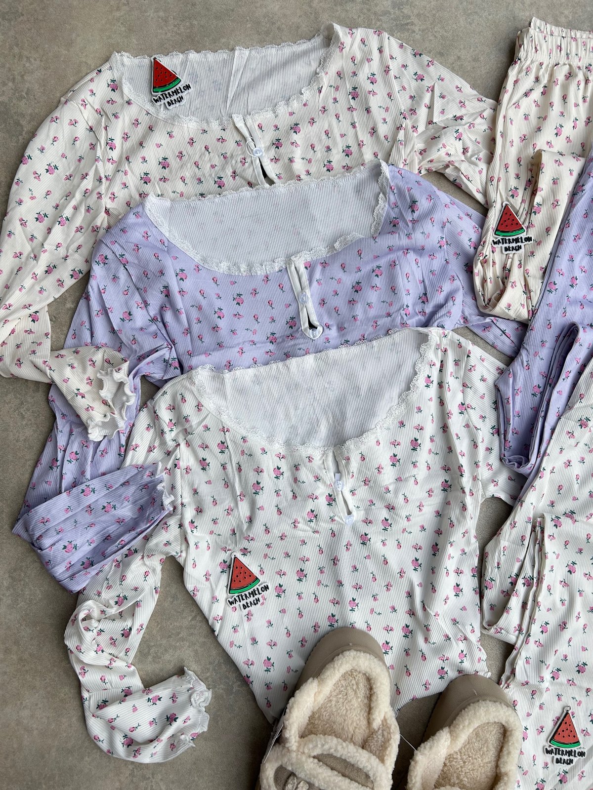 Sets de pijamas floreados - 2