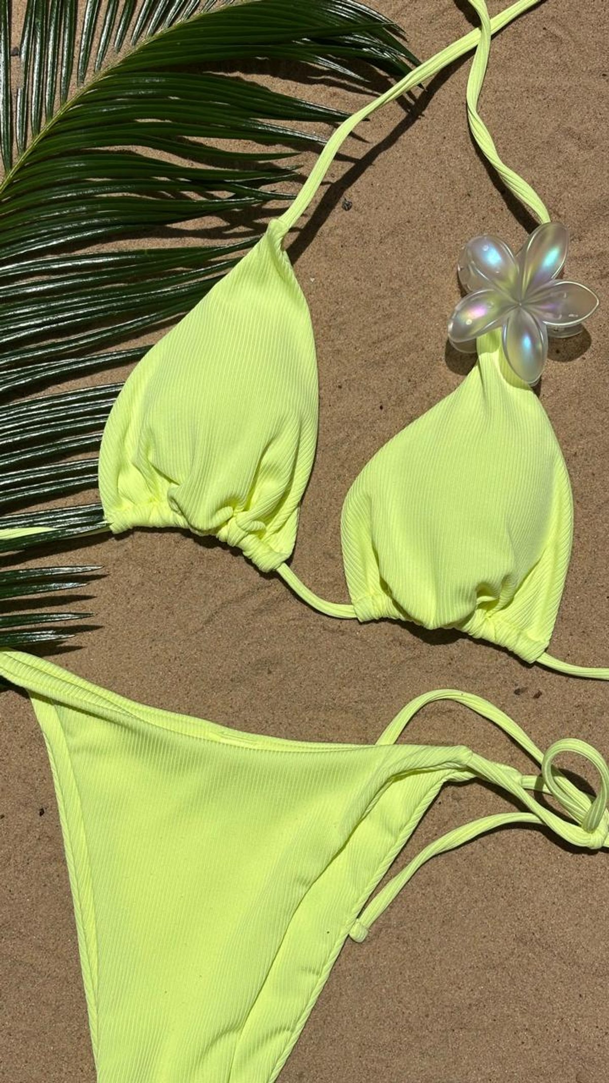 BIKINI LISO VERDE LIMON