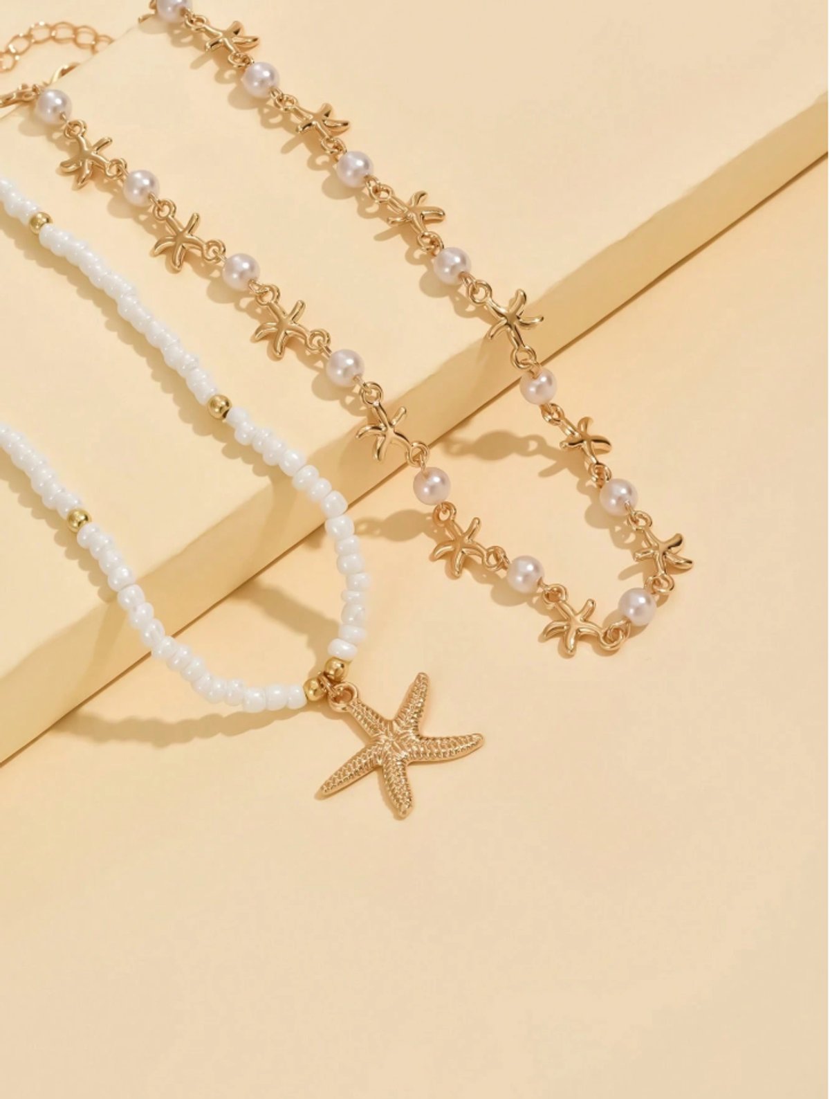 SET DE 2 COLLARES ESTRELLA DE MAR