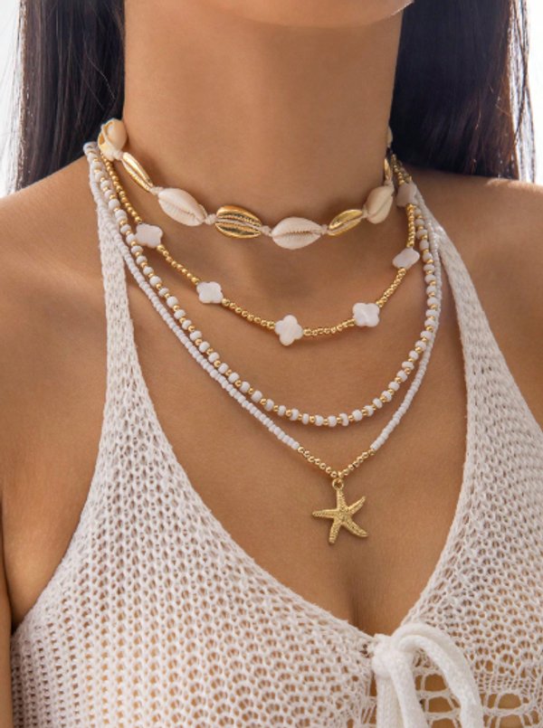 SET DE 4 COLLARES