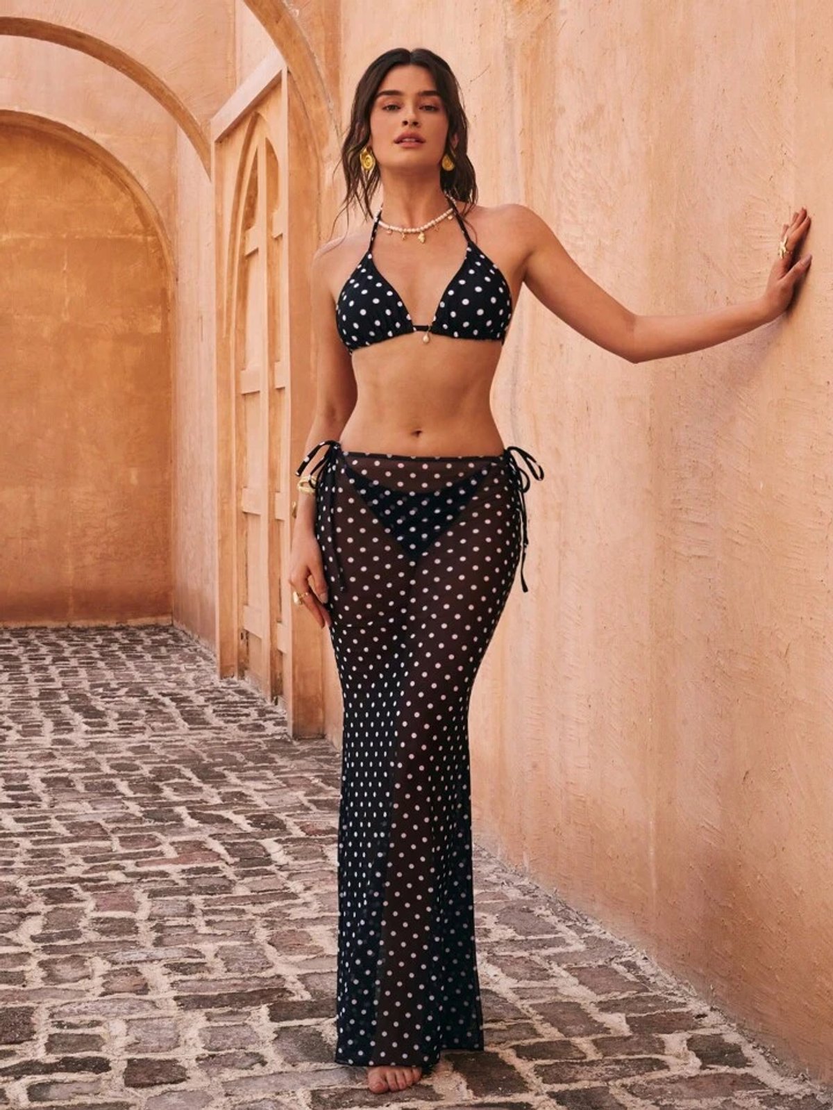 BIKINI MIDNIGHT POLKA DOT